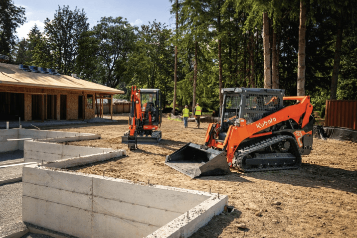 Track Loader on site