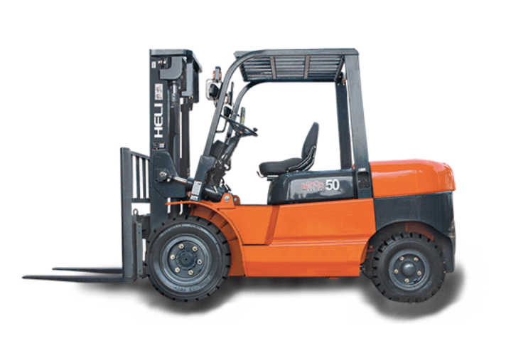 Stock image of a Heli forklift