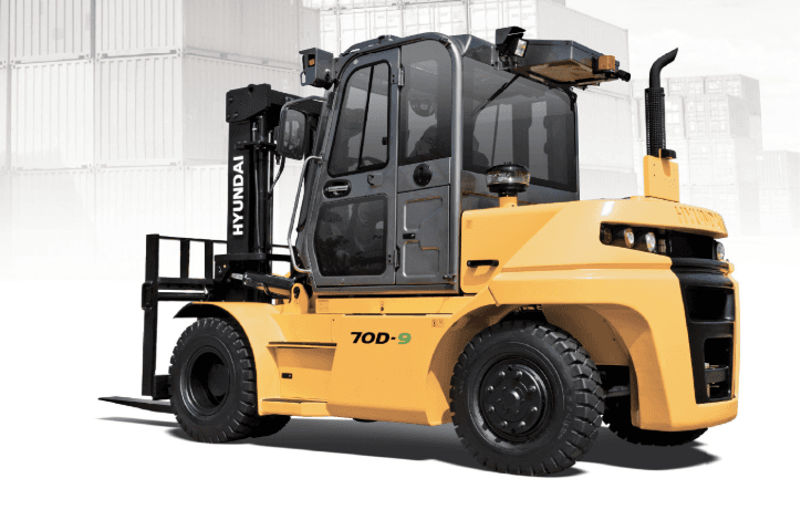 Stock image of Hyundai Forklifts