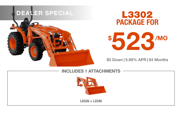 L3302 tractor package